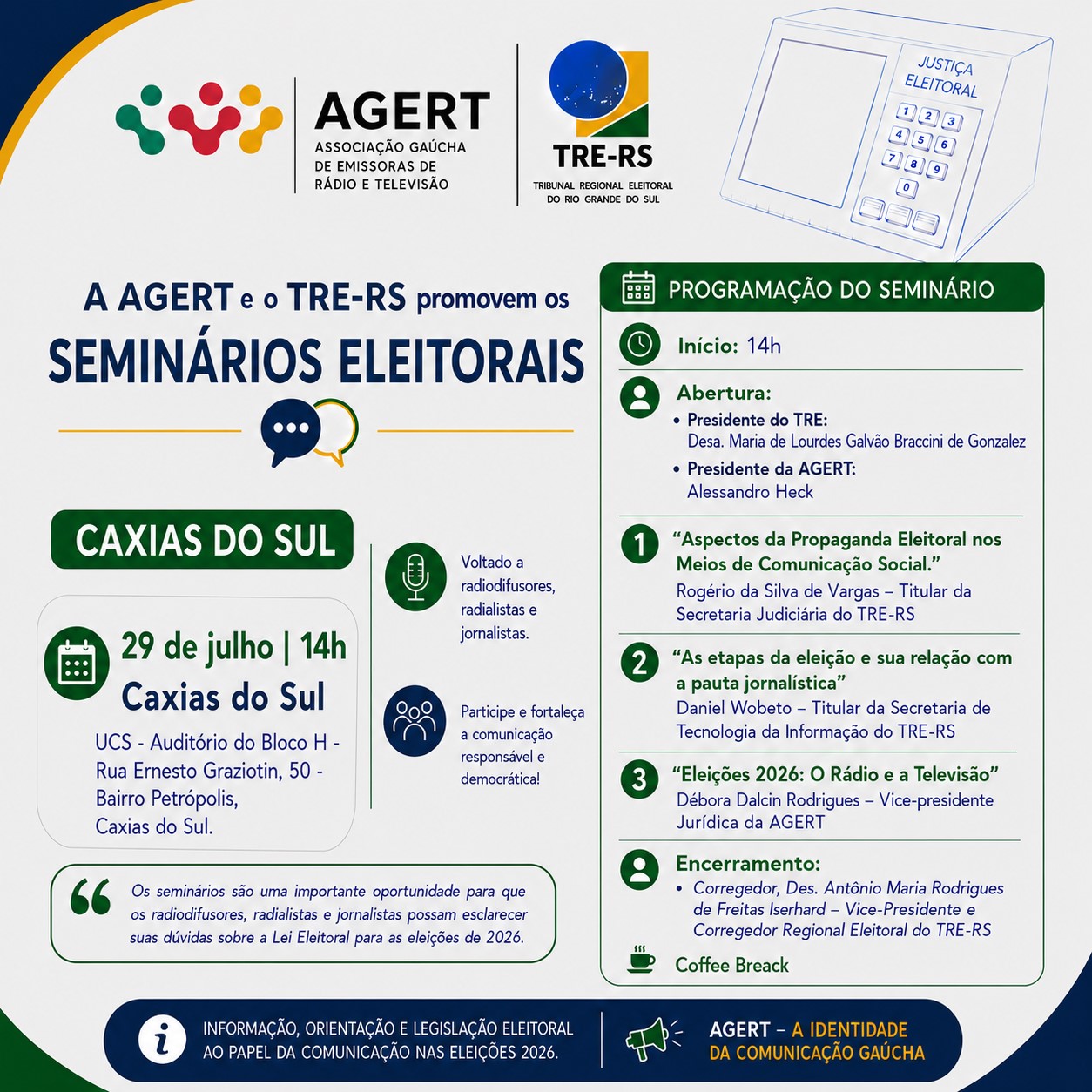 SEMINÁRIO ELEITORAL 2026 - CAXIAS DO SUL 1