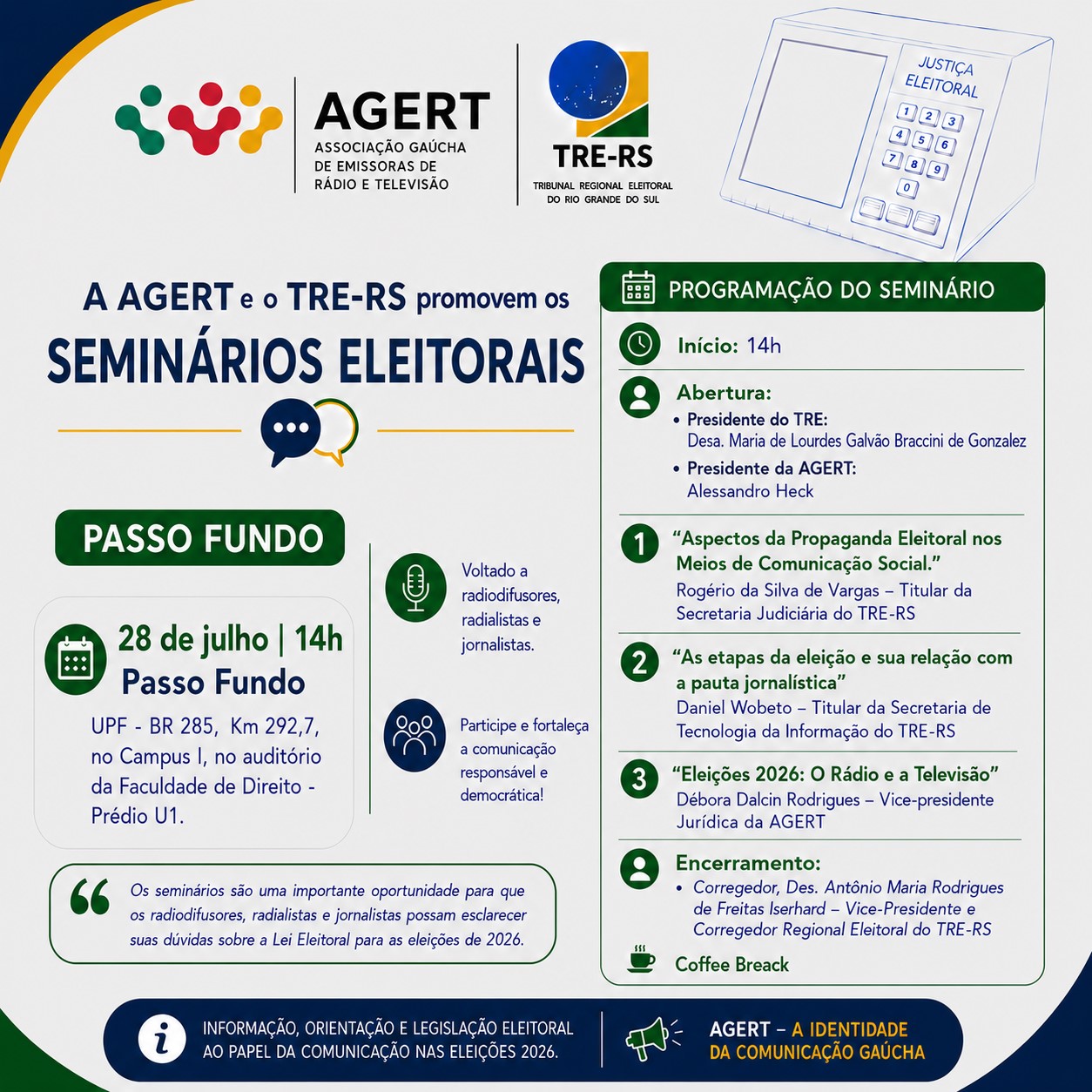 SEMINÁRIO ELEITORAL 2026 - PASSO FUNDO