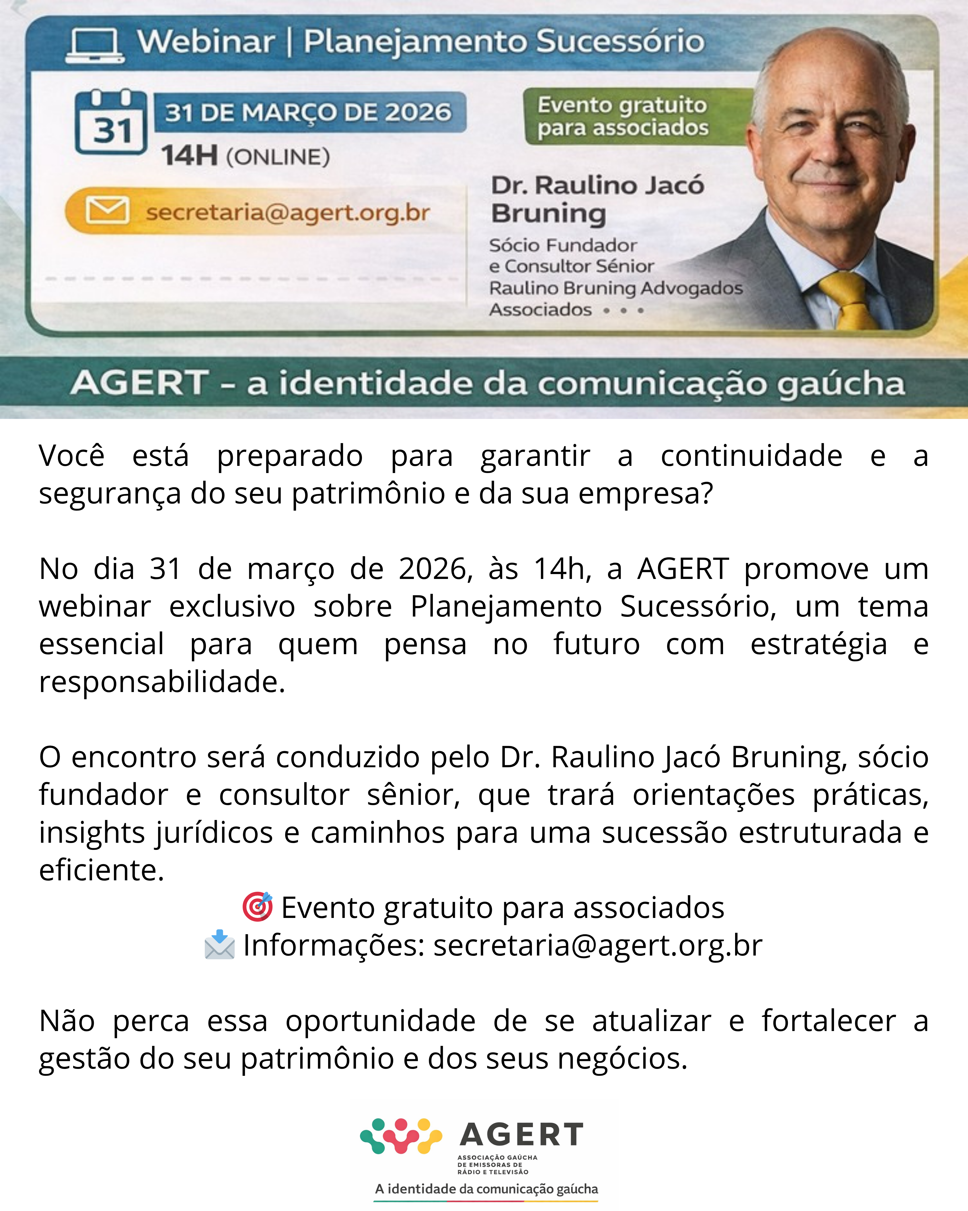 Webinar Planejamento Sucessório